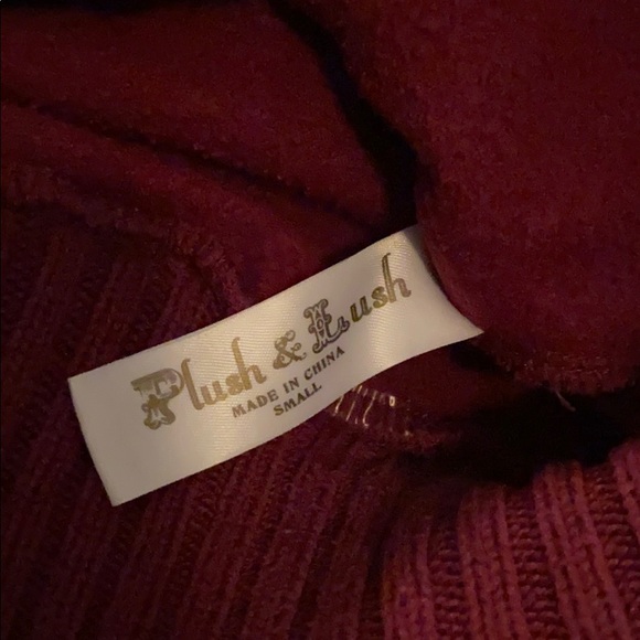 Victoria’s Secret plush and Lush hooded sweater - Picture 5 of 5
